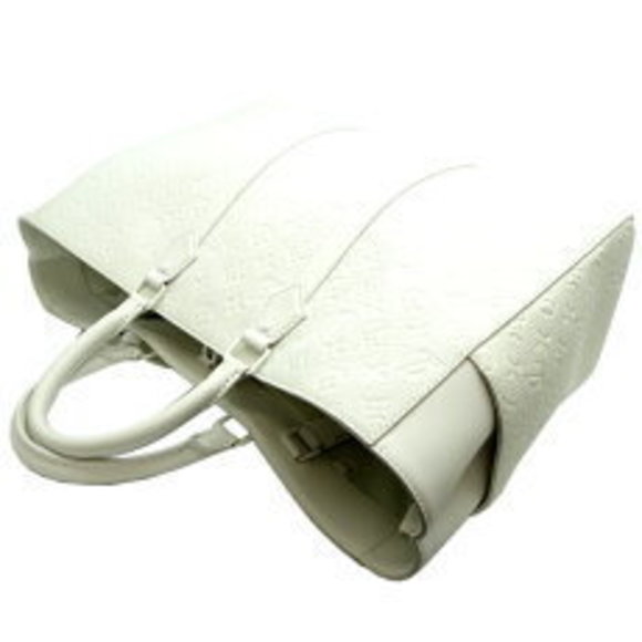 Louis Vuitton Sac Plat Tote Bag Monogram Full Moon White - Picture 4 of 9